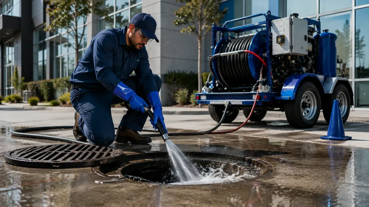 Commercial Hydro Jet Drain Cleaning in Baldwin Park